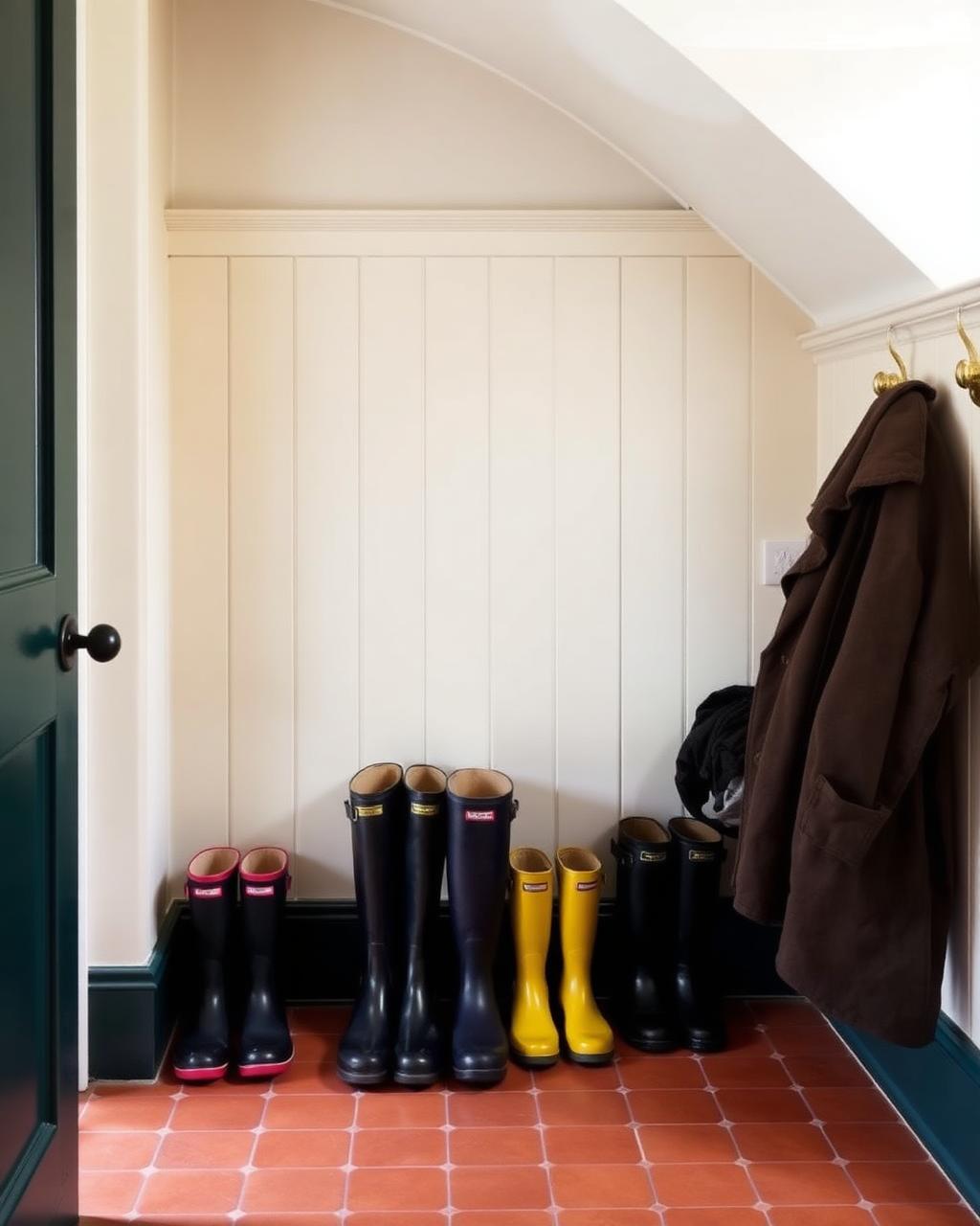 Boot room in a country home
